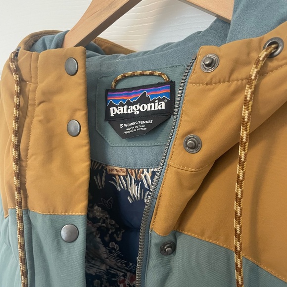 ~ RARE Patagonia Bivy Hooded Down Feather Vest, Shadow Blue~ - Picture 7 of 10